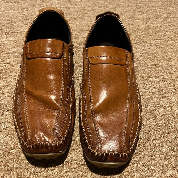 Brown Claudio Conti Driver Shoes - Picture 2 of 7